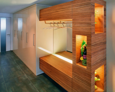 Innenausbau Garderobe